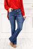 Western Chic Mid Rise Bootcut Mica Denim Jeans