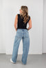 Faded Love Classic Low Rise Wide Leg Jeans