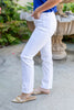 Ice Breaker Ankle Straight White Jeans
