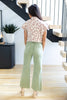 Lush Life Sage Green Colored Jeans