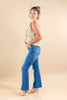 Leading Lady Medium Wash Comfort Stretch Kick Flare Jeans