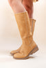 Charming Ride Square Toe Faux Leather Tall Boots