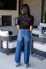 Game Changer Cuffed Wide Leg Jeans