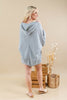 Living Lightly Striped Waffle Knit Matching Set