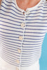 Crush Club Sleeveless Striped Sweater