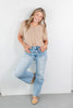 Say No More Front Yoke Straight Leg Jeans