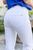 Ice Breaker Ankle Straight White Jeans