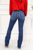 Western Chic Mid Rise Bootcut Mica Denim Jeans