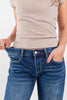 Good To Go Low Rise Baggy Wide Leg Cuffed Jeans