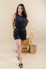 Chill Days Sleeveless Drawstring Waistband Romper