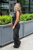 Quiet Escape LIghtweight Textured Sleeveless Top And Pants Set