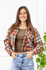 *DOORBUSTER* Cozy Pines Plaid Cropped Shacket