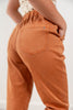 Cinnamon Honey Rust Orange Comfort Stretch Jogger Jeans