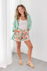 Dream Darling Seersucker Striped Button Down Top