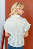 Simply You Vertical Stripe Tailored Fit Blouse