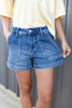 Heatwave Honey Patch Pocket Denim Shorts
