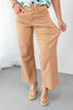 Brown Sugar Babe Wide Leg Crop Jeans