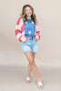 Roll With It Frayed Stretch Denim Shorts
