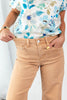 Brown Sugar Babe Wide Leg Crop Jeans