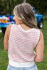 Crush Club Sleeveless Striped Sweater