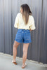 Heatwave Honey Patch Pocket Denim Shorts