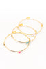 Love In Gold Bangle Bracelet