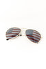 Freedom and Fun USA Aviator Sunglasses