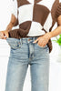 Getaway Girl Tummy Control Wide Crop Judy Blue Jeans