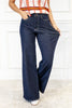 Free Spirit Retro Wide Leg Tummy Control Judy Blue Jeans