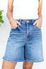 New Beginnings Bermuda Denim Shorts