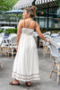 Garden Darling Embroidered Floral Flowy Midi Dress