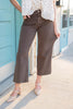 Cocoa Powder Wide Leg Crop Brown Jeans *PREORDER*