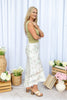 Soft & Sweet Satin Floral Maxi Skirt