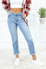 Hot Damn Bleach Wash Boyfriend Jeans