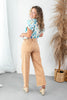 Brown Sugar Babe Wide Leg Crop Jeans