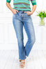 Vintage Wash Thermal Straight Jeans