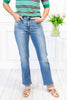 Vintage Wash Thermal Straight Jeans