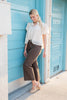 Cocoa Powder Wide Leg Crop Brown Jeans *PREORDER*