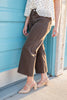 Cocoa Powder Wide Leg Crop Brown Jeans *PREORDER*