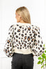 Wild Charm Leopard Cardigan Sweater