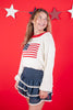 Red, White & True Sweater