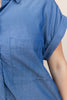 Effortless Icon Short Sleeve Button Down Blouse