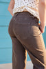 Cocoa Powder Wide Leg Crop Brown Jeans *PREORDER*
