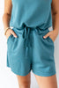 Chill Days Sleeveless Drawstring Waistband Romper