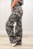 Camo-licious Cutie Camo Print Tummy Control Wide Leg Jeans
