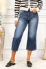 Country Dawn Tummy Control Wide Crop Judy Blue Jeans