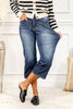 Country Dawn Tummy Control Wide Crop Judy Blue Jeans