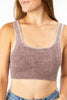 Energy Burst Washed Square Neck Bralette