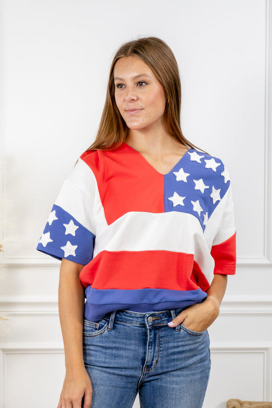 Old Glory USA Flag Hoodie