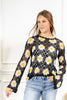 Oopsie Daisy Crochet Sweater Top